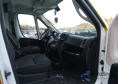 2021 Ram Promaster 2500 High Roof 136 Wb from USA, damaged, VIN 3C6LRVCG0ME576538